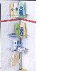 Bathroom extendable SHOWER CORNER BASKET RACK   