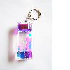 great and attractive pretty liquid sand timer keychain