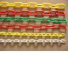 Plastic chain, warning chain,  the roadblocks,