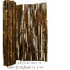 Black Bamboo Fence roll 