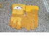 golden yellow working glove