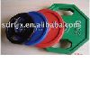 Rubber barbell/dumbbell/weight plate