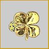 4 Leaf Clover Gold Pin