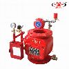 automatic fire deluge valve for fire prevention