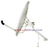  satellite dish, satellite antenna, offset dish, prime antenna