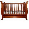 wooden baby crib