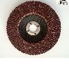 Abrasive flap disc with aluminium oxide