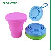 Portable Candy Colors Collapsible Silicone Cup