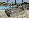 poly rattan sunbed