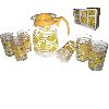 glass drink set