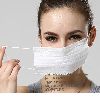 Adult3 Ply Disposable Surgical Face Mask Fluid Resistant Tie-On Mask Kids Non Woven Medical Face Mas