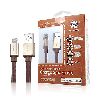 Apple 8pin Leather Charge cable-Alum.connector-1.2M