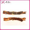 Retro braided pu leather belt for women dress 