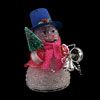 NEW Christmas Snowman Color Flash Light Lamp 