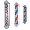 Flat caps chrome plated rotating barber shop pole 311