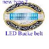 LED buckles and belts