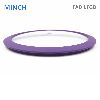 Silicone Glass Lid/Glass Lid with Silicone Rim FDA/LFGB-Minch Silicone