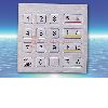 Stainless steel numeric keypad