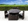 rattan table/chair