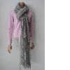 Long Cashmere Knitting Scarf