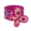 Silicone Slap Wristband with Removable Butterfly Design