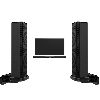 Home theatre rechargeable bluetooth soundbar speaker