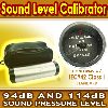 Sound Level Meter Calibrator 94db & 114db +/- 0.3db Mics