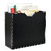 Fancy Design Leather Magazine Holders Caddy File Documents Racks Holders Vendor