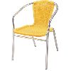 Aluminum wicker chair