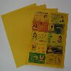 Golden inkjet pvc sheet for making cards